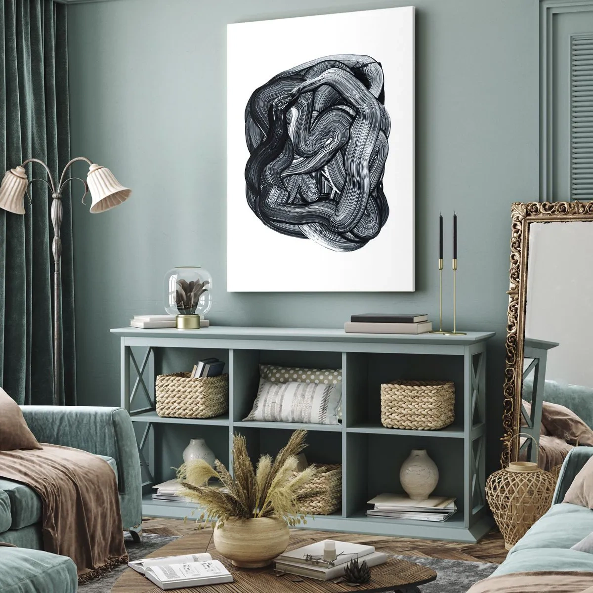 Schilderen op canvas - Het is niet zo eenvoudig - 50x70 cm