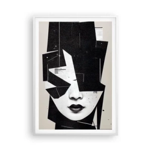 Poster in een witte lijst - Diep verborgen - 70x100 cm