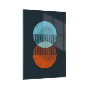 Schilderen op glas - Astronomische fantasie - 80x120 cm