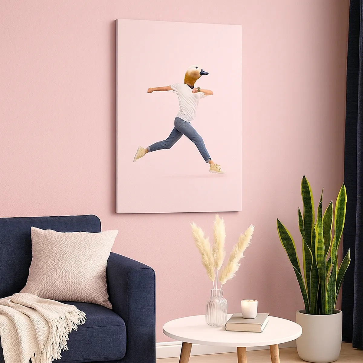 Schilderen op canvas - Een snufje absurditeit - 50x70 cm