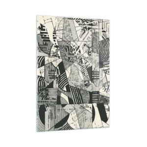 Schilderen op glas - De dynamiek van nu - 50x70 cm