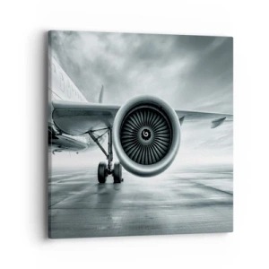 Schilderen op canvas - Er is kracht! - 40x40 cm