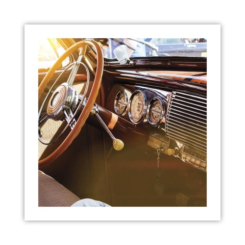Poster - Een adem van luxe uit het verleden - 50x50 cm