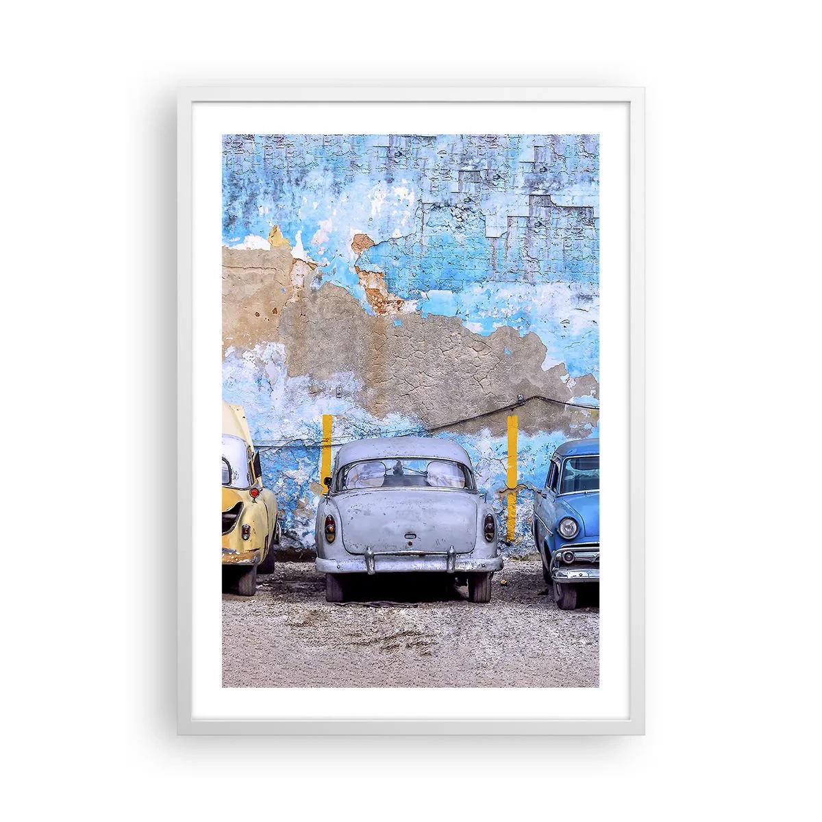 Poster in een witte lijst - Veteranenbijeenkomst - 50x70 cm