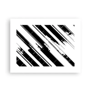 Poster - Een intense en dynamische compositie - 40x30 cm