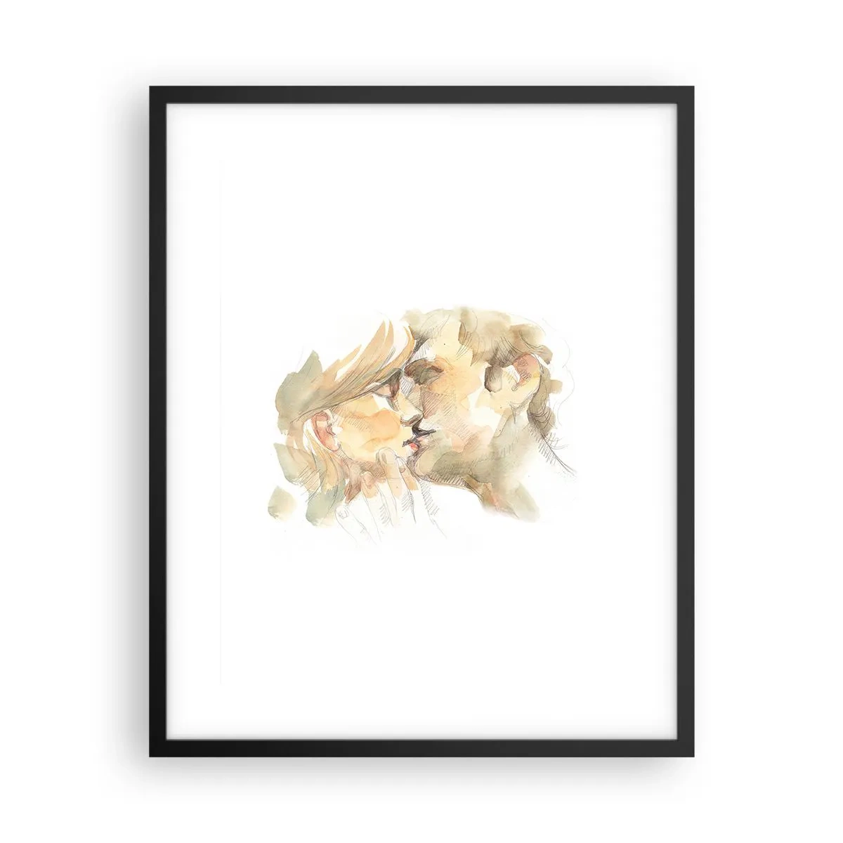 Poster in een zwarte lijst - De helft gevonden? - 40x50 cm