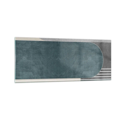 Schilderen op glas - Compositie op niveau - 100x40 cm