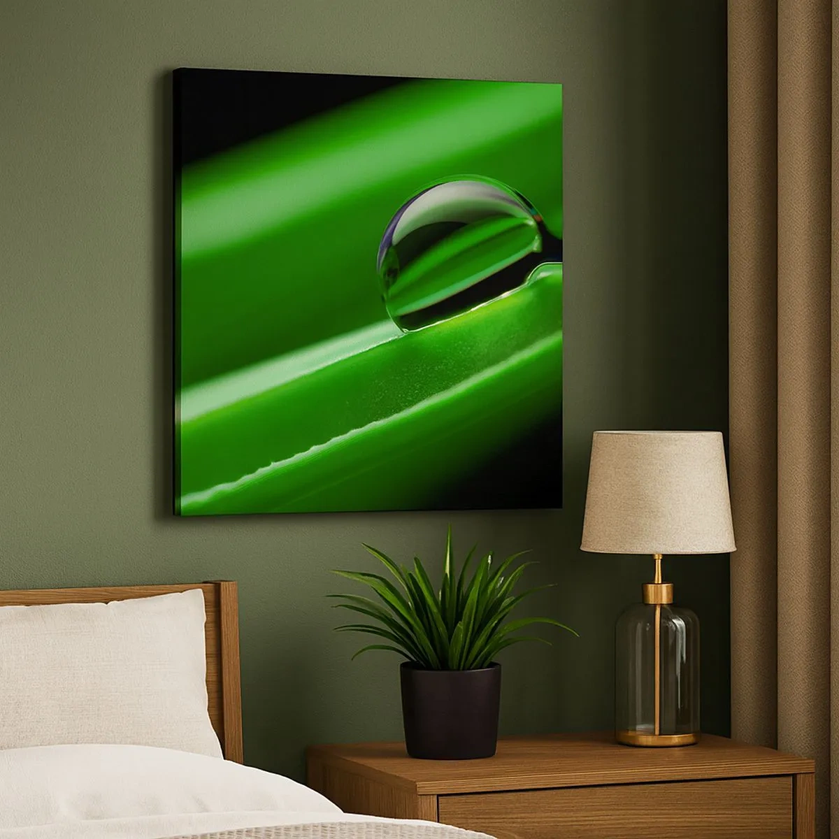 Schilderen op canvas - Leven van dichtbij - 30x30 cm