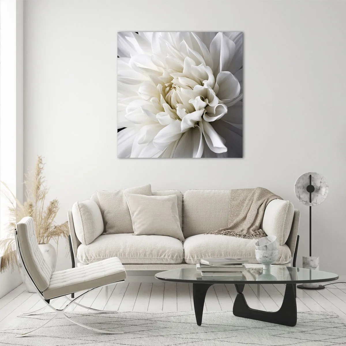 Schilderen op glas - Ochtend van de bruid - 70x70 cm