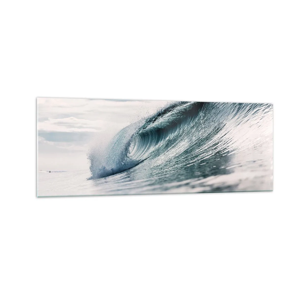 Schilderen op glas - Waterpiek - 140x50 cm