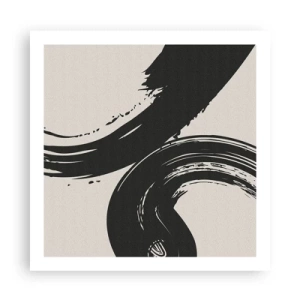 Poster - Vegend en cirkevormig - 60x60 cm