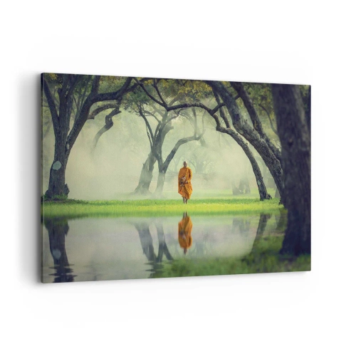 Schilderen op canvas - Op weg naar verlichting - 120x80 cm