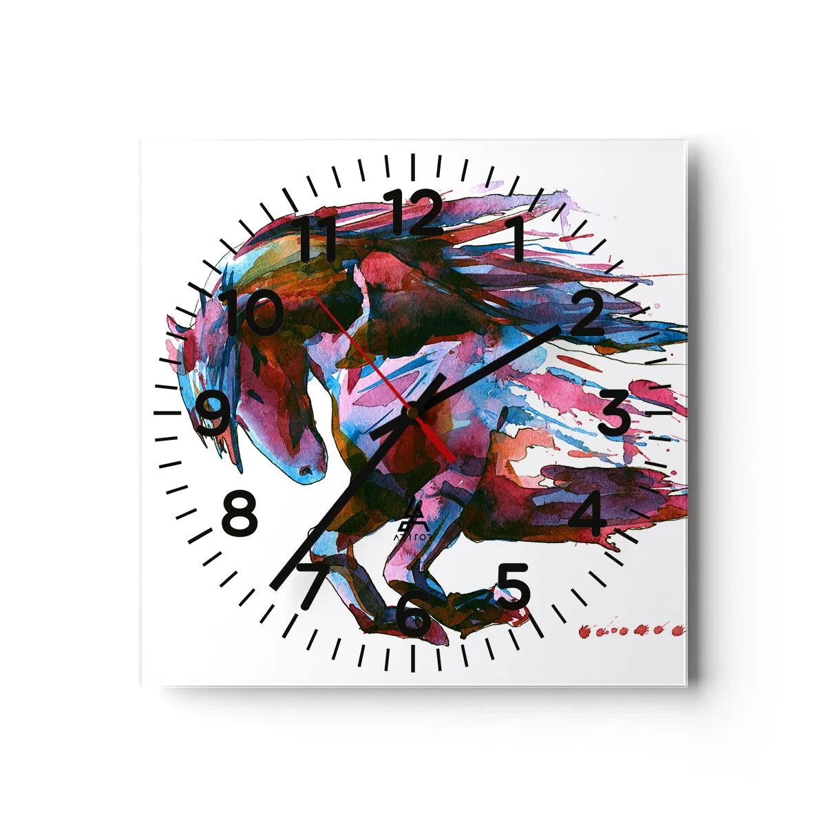 Wandklok - Klok - In vervoering - 40x40 cm