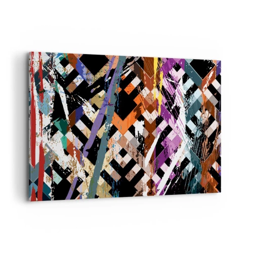 Schilderen op canvas - Tot de tweede macht verheven - 120x80 cm