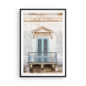Poster in een zwarte lijst - De unieke charme van Italië - 61x91 cm