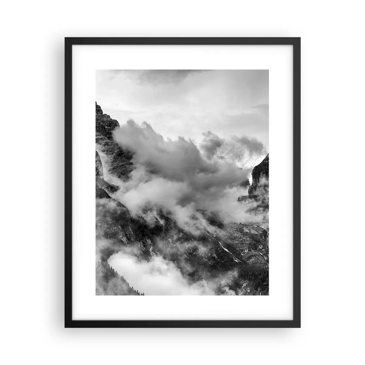 Poster in een zwarte lijst - Mooi en wreed - 40x50 cm