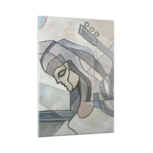 Schilderen op glas - In de kracht van muziek - 50x70 cm