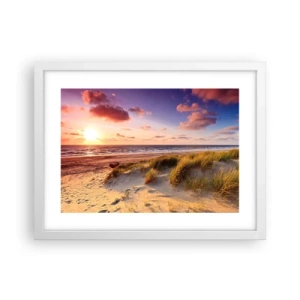 Poster in een witte lijst - De lucht ruikt al in de zomer - 40x30 cm