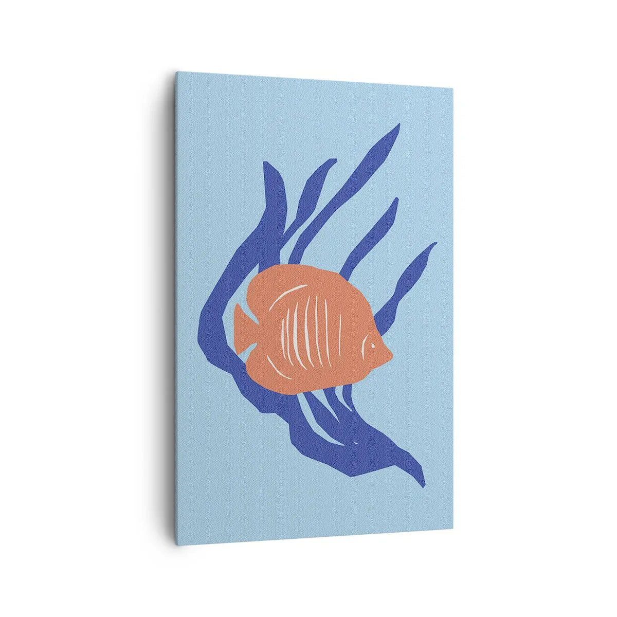 Schilderen op canvas - Bewoonster van koraalwateren - 80x120 cm