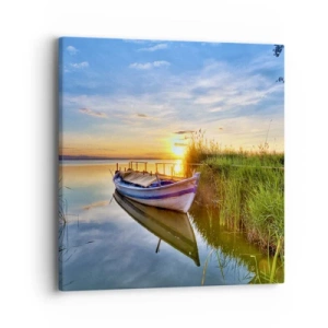 Schilderen op canvas - Baai van vervulde dromen - 40x40 cm