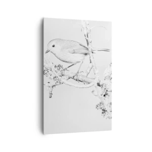 Schilderen op canvas - Winterochtend - 80x120 cm