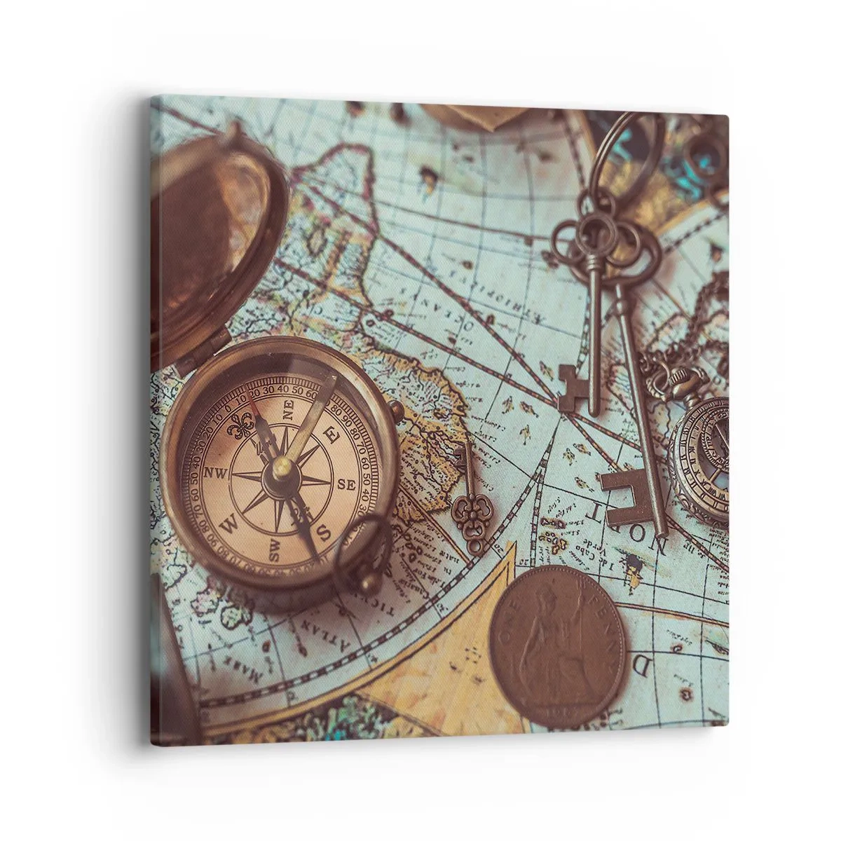 Schilderen op canvas - Voor de avonturier - 40x40 cm