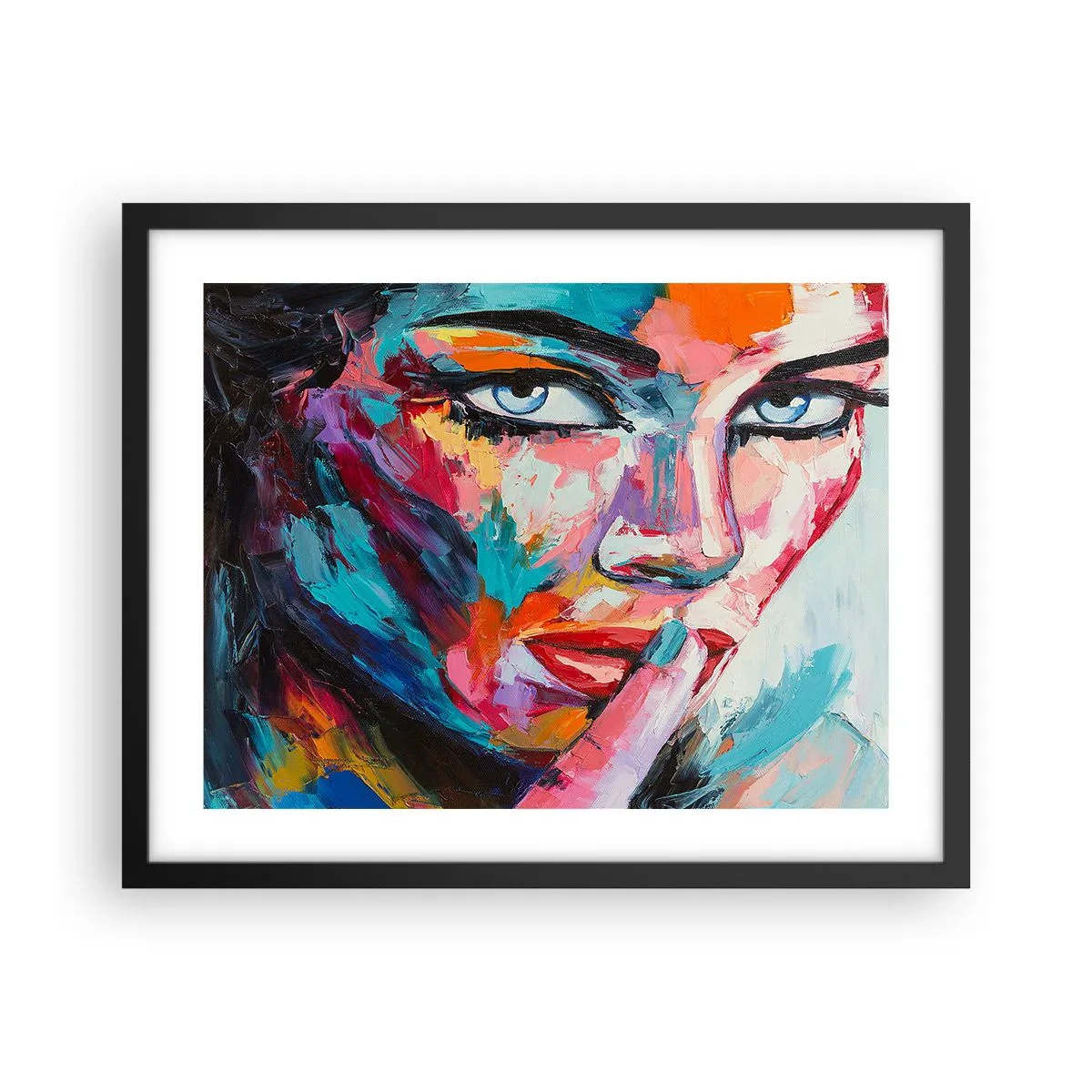 Poster in een zwarte lijst - Ons eerste geheim - 50x40 cm