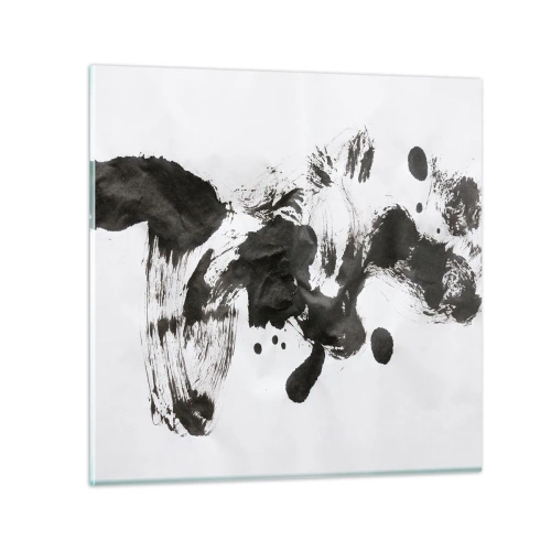 Schilderen op glas - Is er een methode voor de waanzin? - 30x30 cm