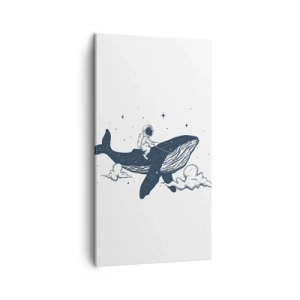 Schilderen op canvas - Ruimte avontuur - 45x80 cm