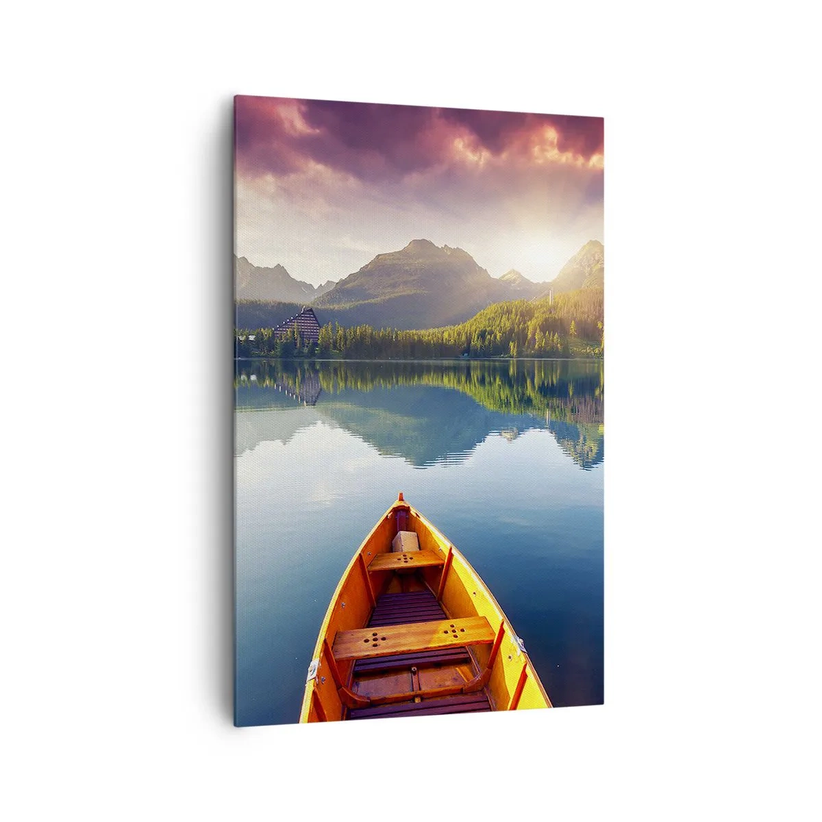 Schilderen op canvas - Niets tegen de natuur - 80x120 cm