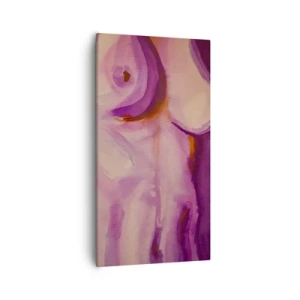 Schilderen op canvas - Ode aan vrouwelijkheid - 55x100 cm