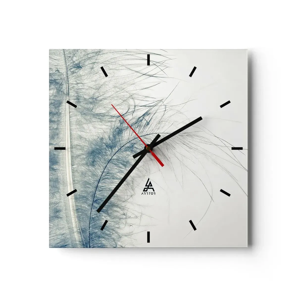 Wandklok - Klok - Het gefluister van de natuur - 40x40 cm