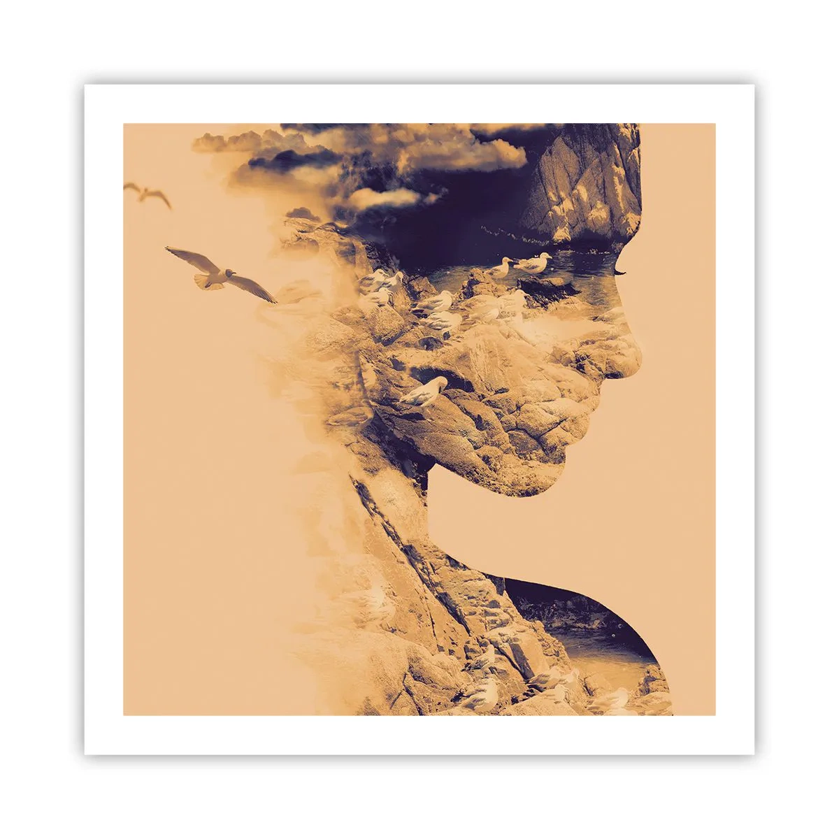 Poster - Van nature mooi - 60x60 cm