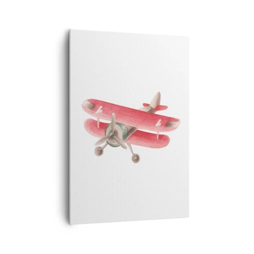 Schilderen op canvas - Klaar voor hoge vluchten - 70x100 cm