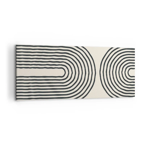 Schilderen op canvas - In een ogenblik ... - 120x50 cm