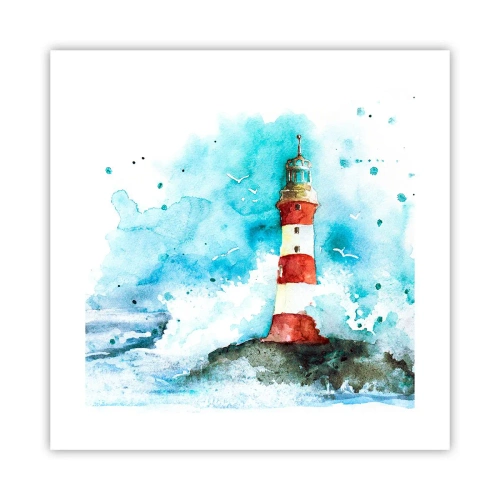 Poster - Eenheid van de elementen - 40x40 cm