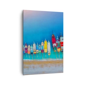 Schilderen op canvas - Vanuit vogelperspectief - 70x100 cm