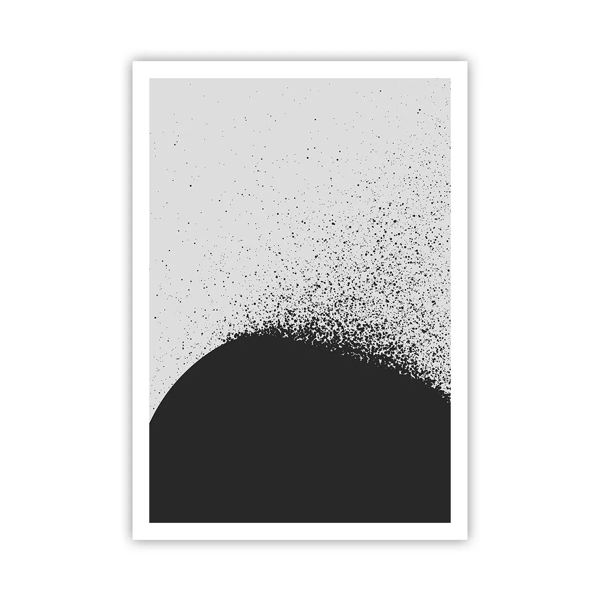 Poster - Beweging van moleculen - 70x100 cm