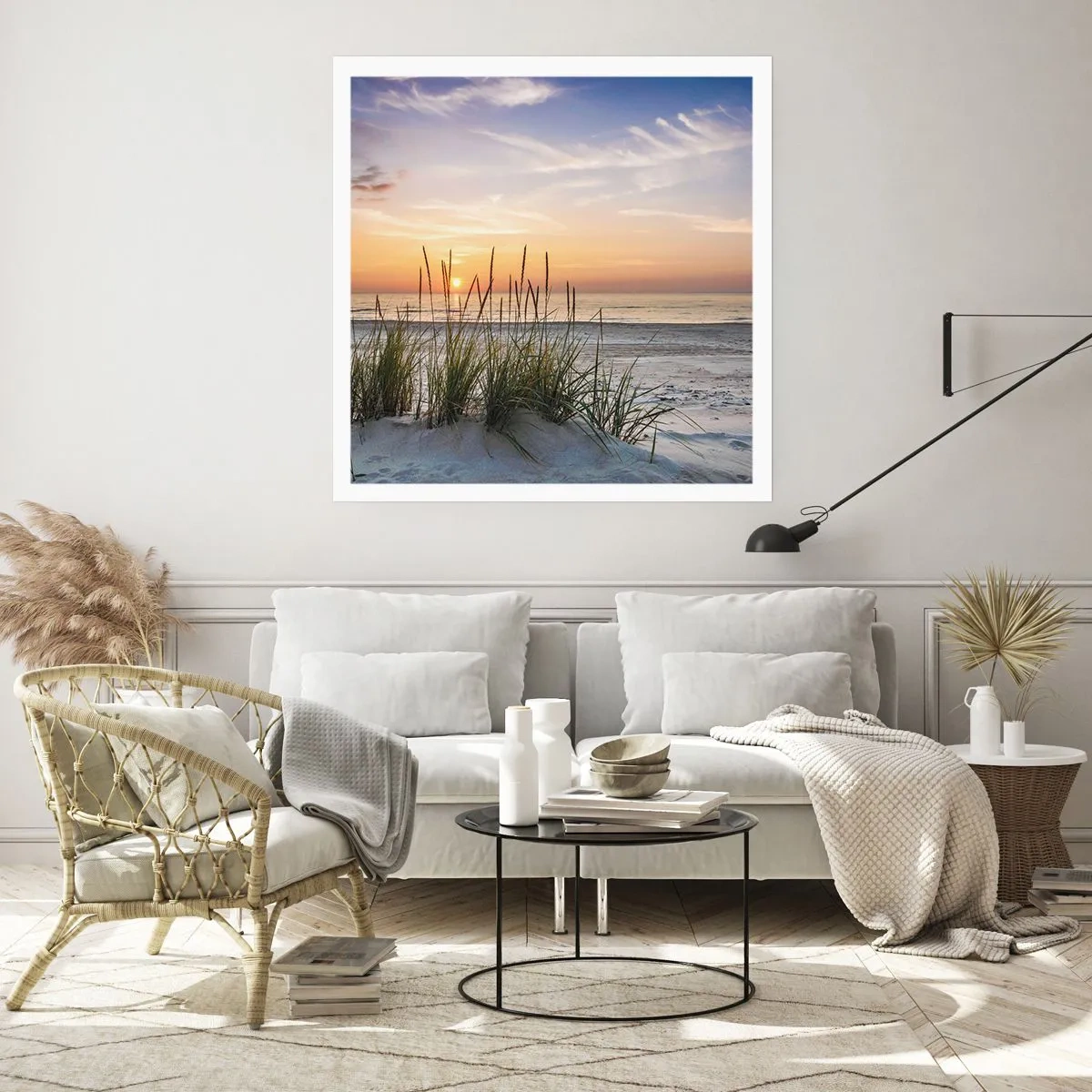 Poster - Kijk, denk, voel - 40x40 cm