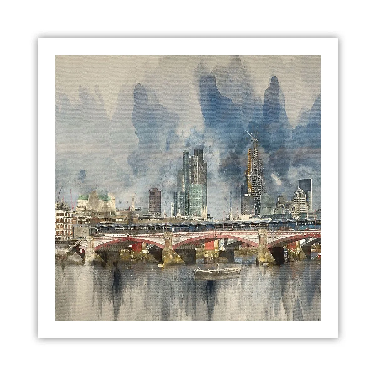 Poster - Londen in al zijn glorie - 60x60 cm