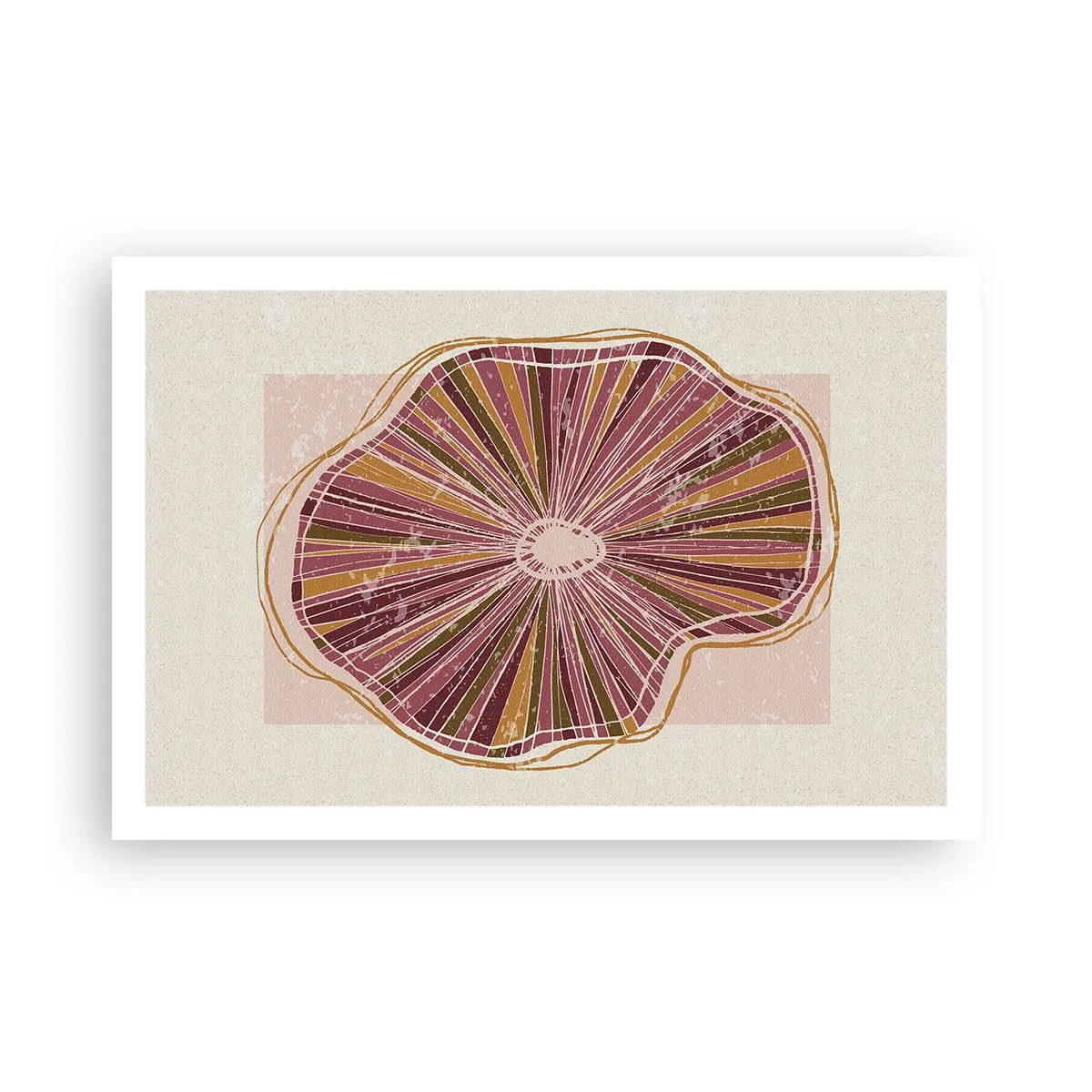 Poster - Stralende abstractie - 91x61 cm