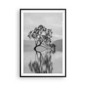 Poster in een zwarte lijst - Er is zo'n land - 61x91 cm