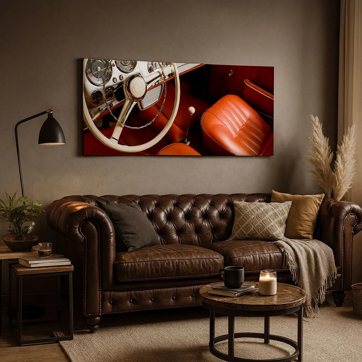 Schilderen op canvas - Vintage luxe - 100x40 cm