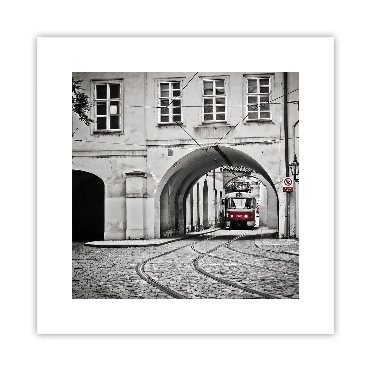 Poster - Door het doolhof van de stad - 30x30 cm