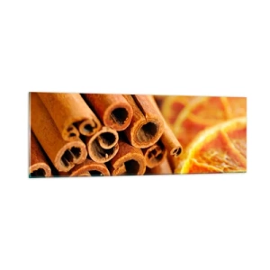 Schilderen op glas - Kun je hun geur ruiken? - 90x30 cm