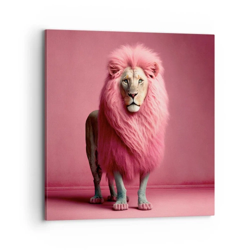 Schilderen op canvas - En je bent niet meer bang - 70x70 cm