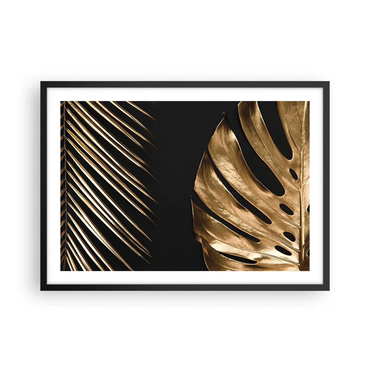Poster in een zwarte lijst - Anders en net zo duur - 70x50 cm