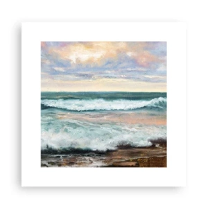 Poster - Hier maak je je ziel glad - 30x30 cm