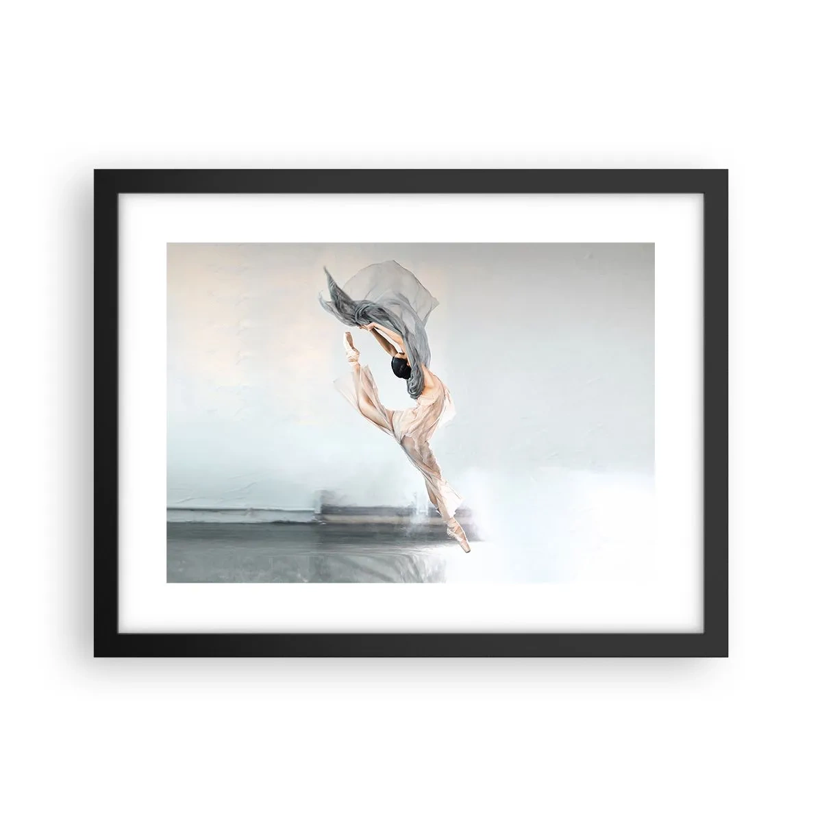 Poster in een zwarte lijst - In dans vervoering - 40x30 cm