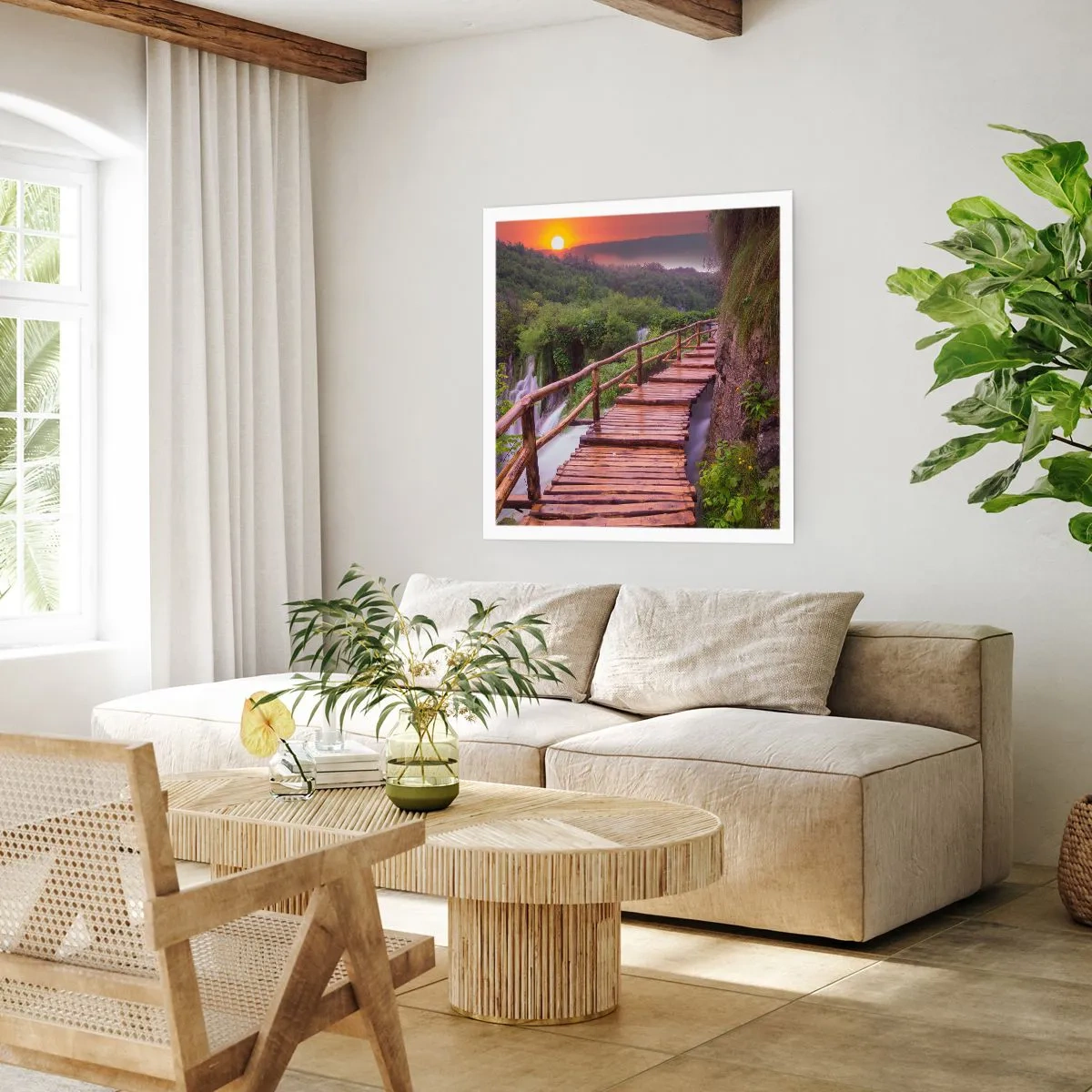 Poster - Ongelooflijke schoonheid - 40x40 cm